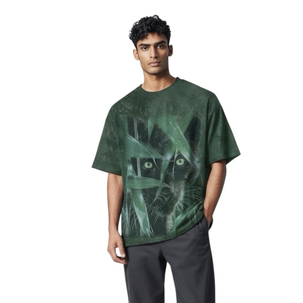 The Mountain Panther Graphic Print Nature Animal Tee